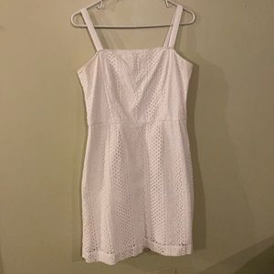 Brooks Brothers White Eyelet Dress